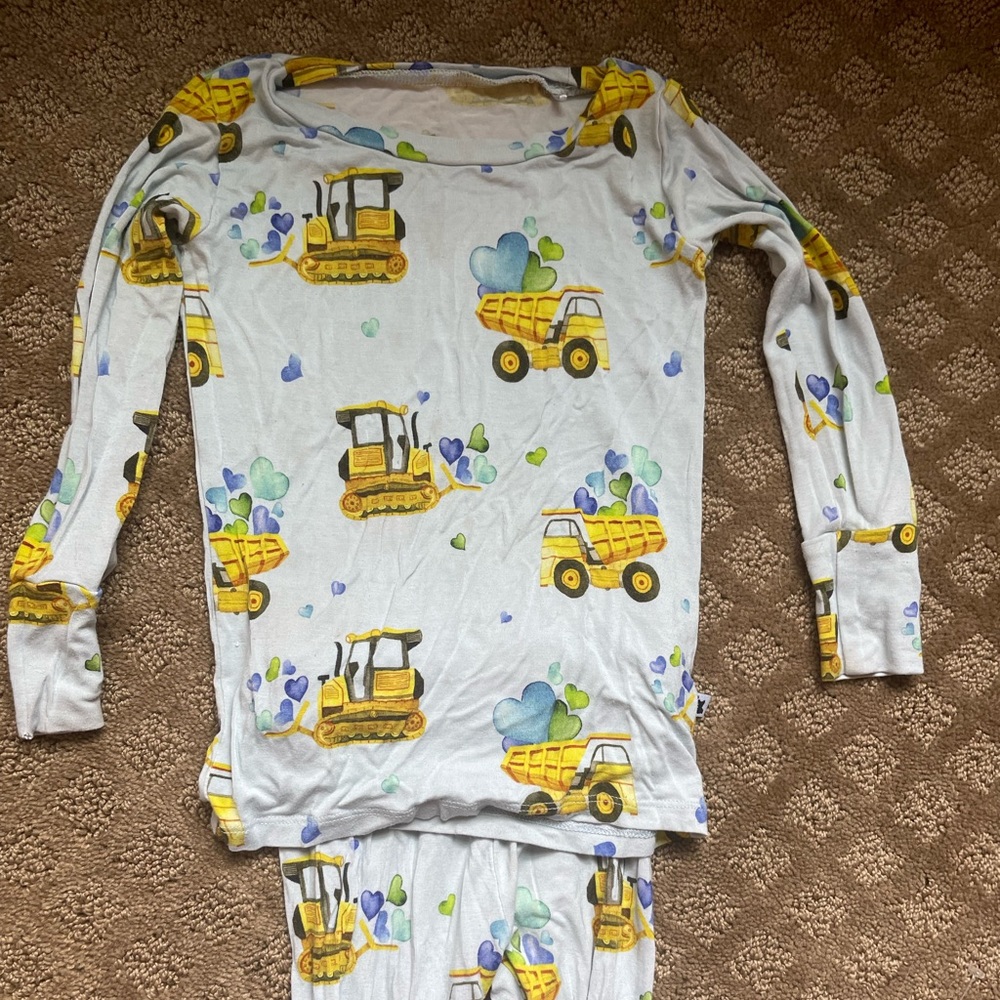 Little sleepies tractor pajamas 2T